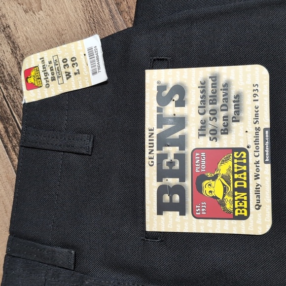 Ben Davis The Classic 50/50 Blend Black Heavyweight Twill Chino (Sold Out) 30x30 - Picture 7 of 8